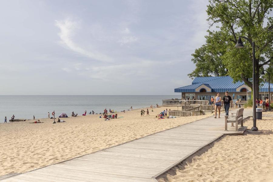 A summer day at Weko Beach in Bridgman, MI.