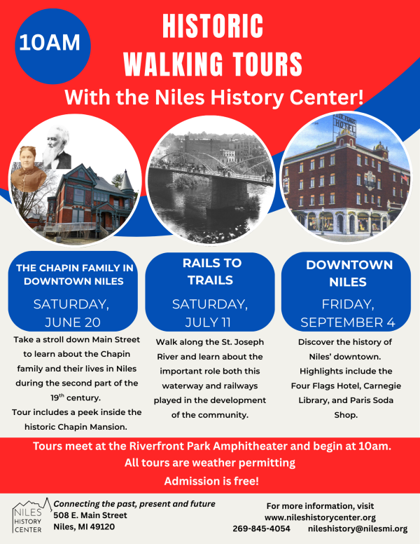 Historic Walking Tours with the Niles History Center