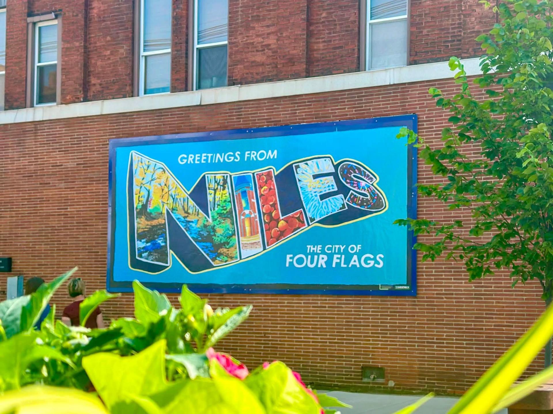 Greetings from Niles Mural