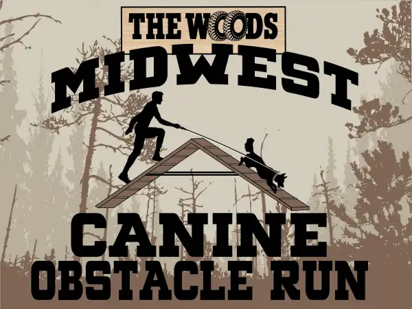MIDWEST CANINE OBSTACLE RUN the woods
