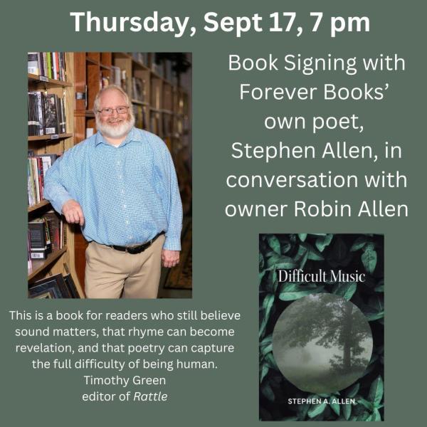 Stephen Allen Signing Flier