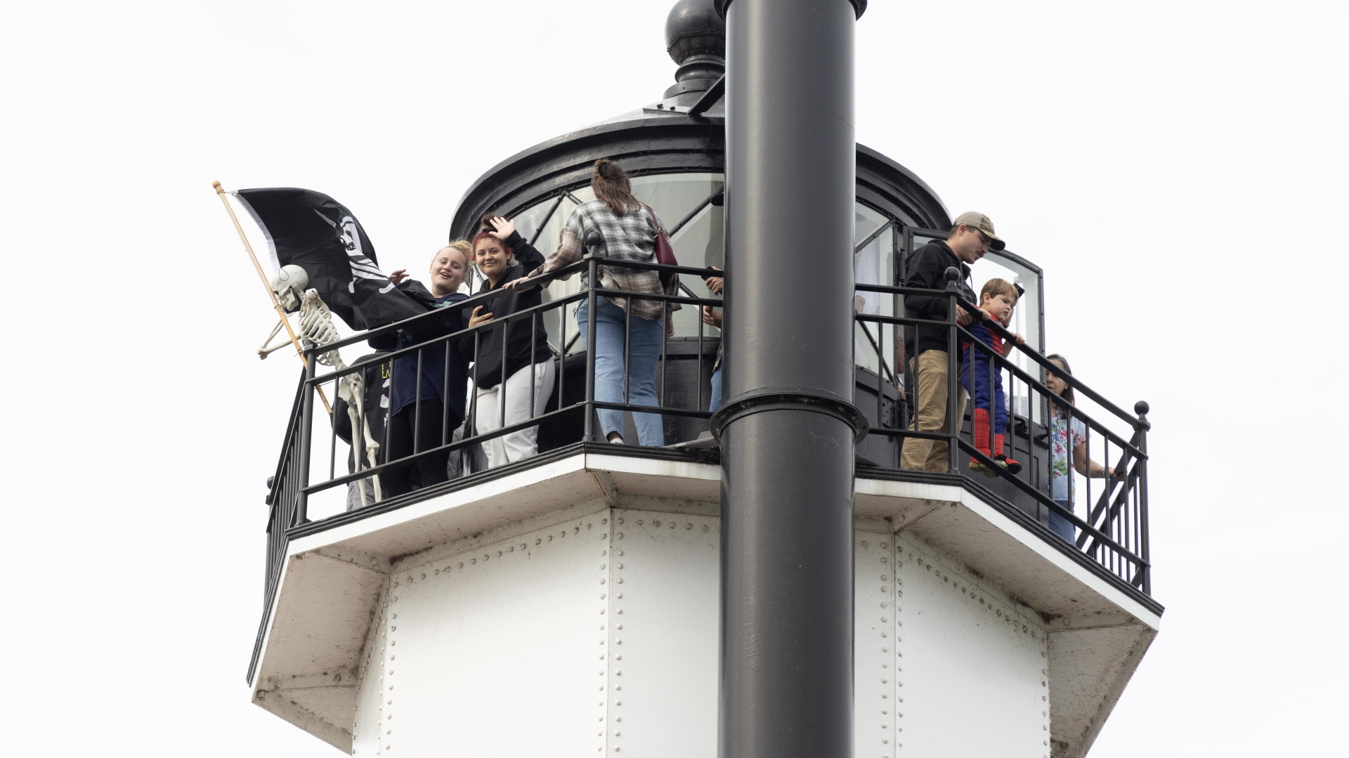 A Halloween-themed lighthouse tour.