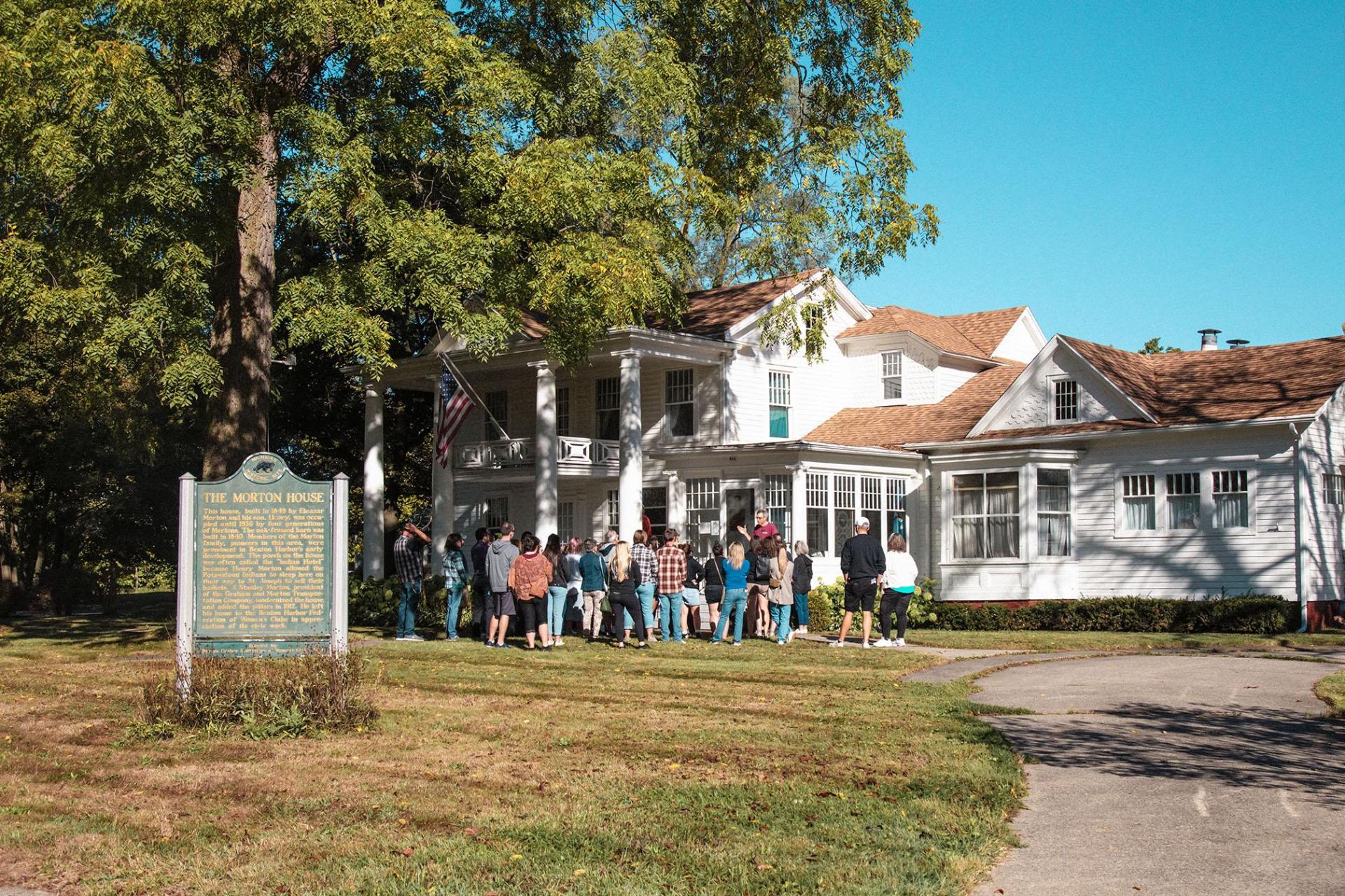 Exterior of the Morton House Museum.
