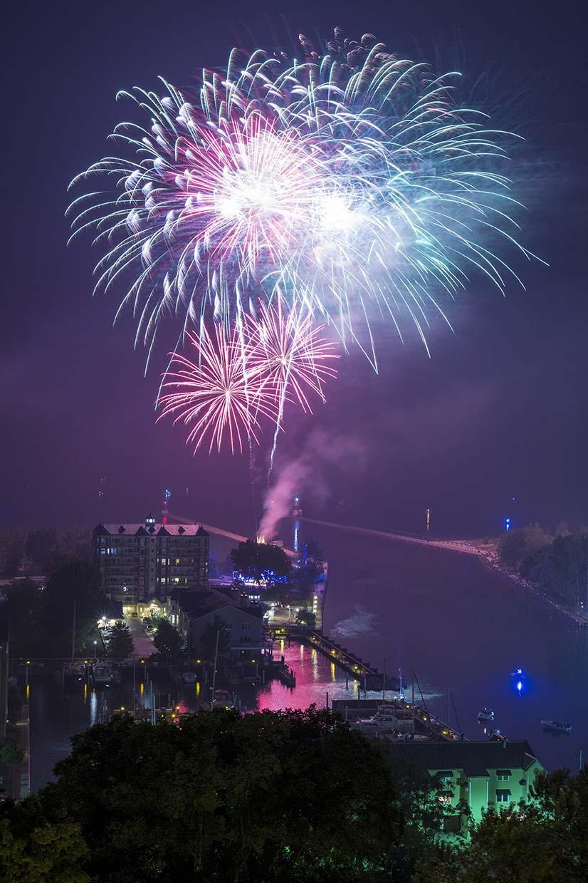 Fireworks in Saint Joseph