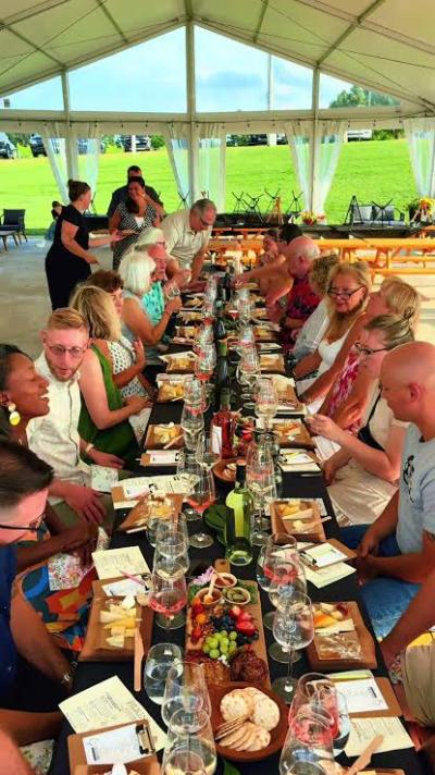 Wine Dinner Southwest Michigan Winery - Filkins Vineyards