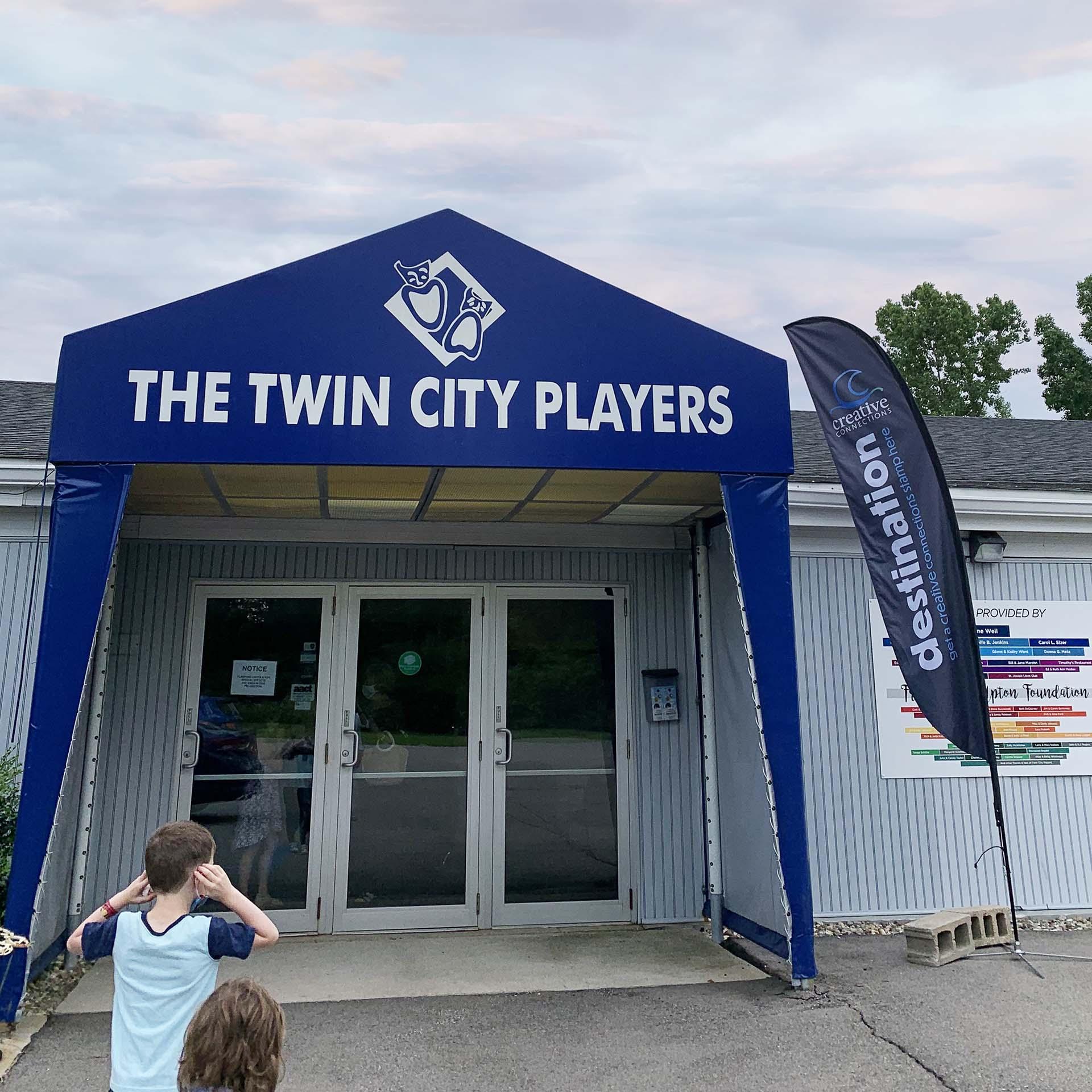 The Twin City Players Entrance. 