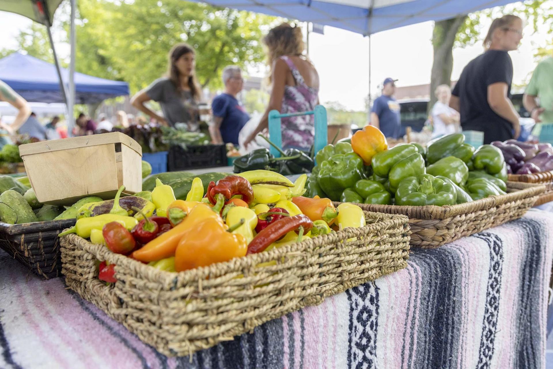 Farmers Market in Saint Joseph, MI.