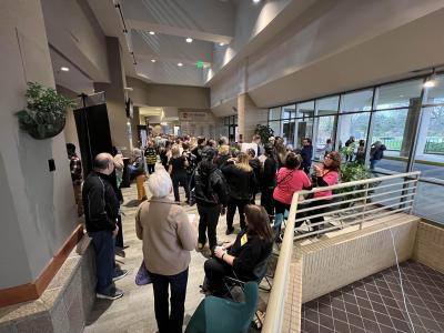 Lake Michigan College Mendel Center Mainstage Lobby