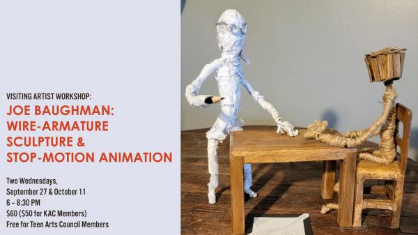  Meet Joe Baughman at Krasl Art Center for a visiting artist workshop