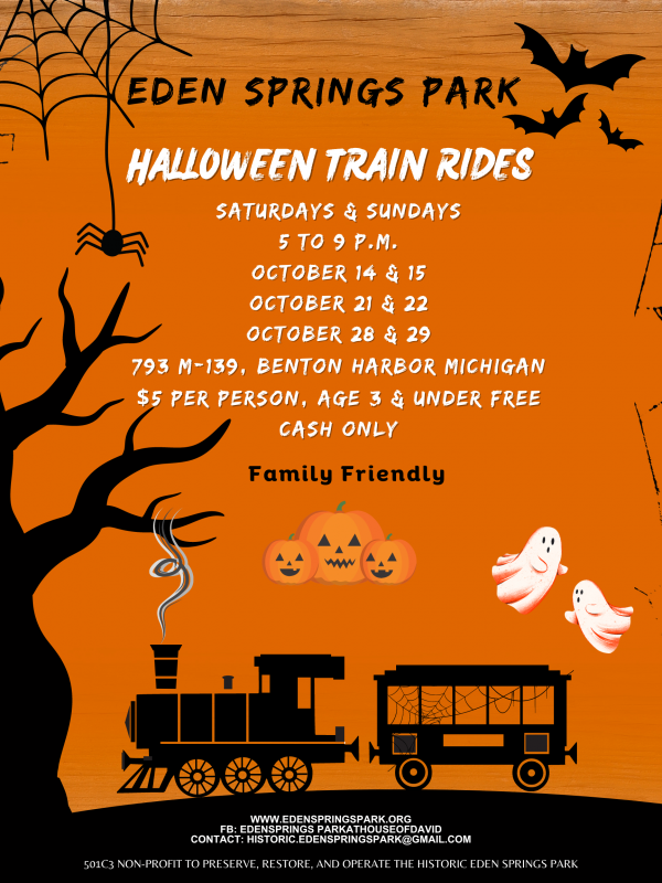Halloween Train Flyer 2023