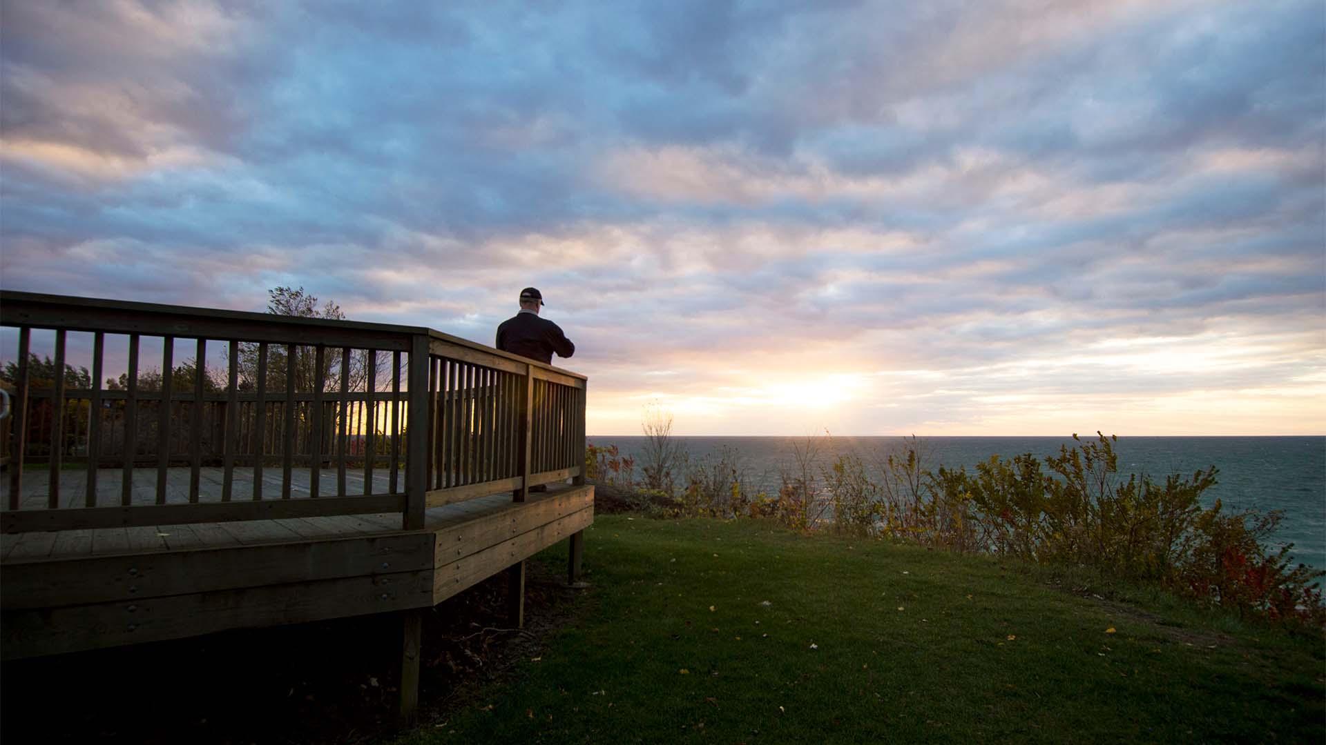 Sunset at Lookout Park