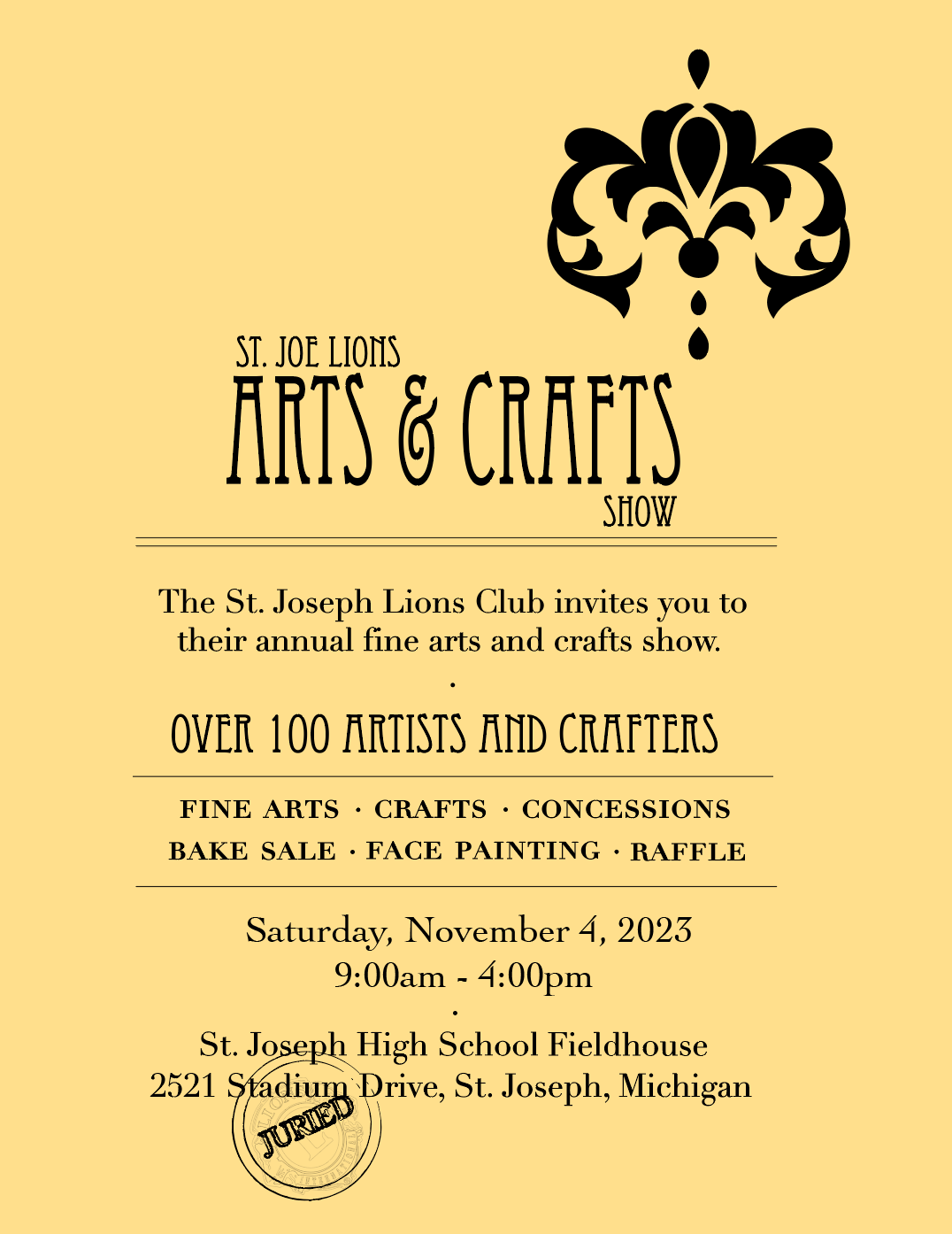 St. Joseph Lions Club Annual Fine Arts and Crafts Show Southwestern