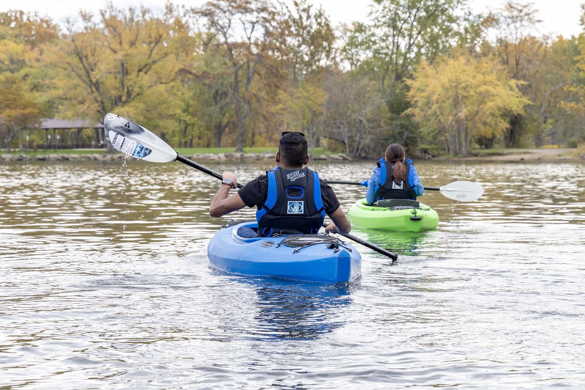 Kayaking the St. Joseph River.