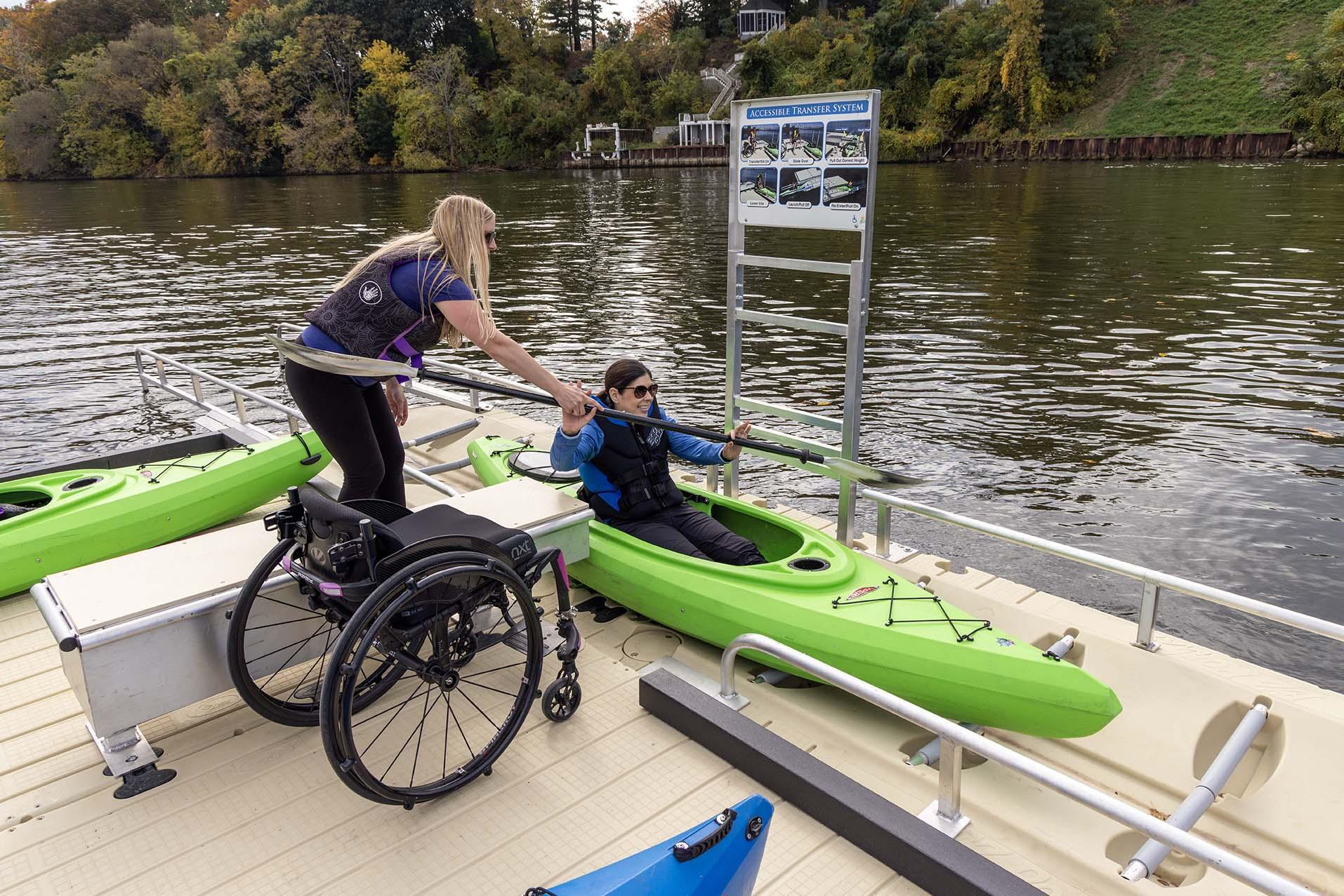 Accessible kayak launch