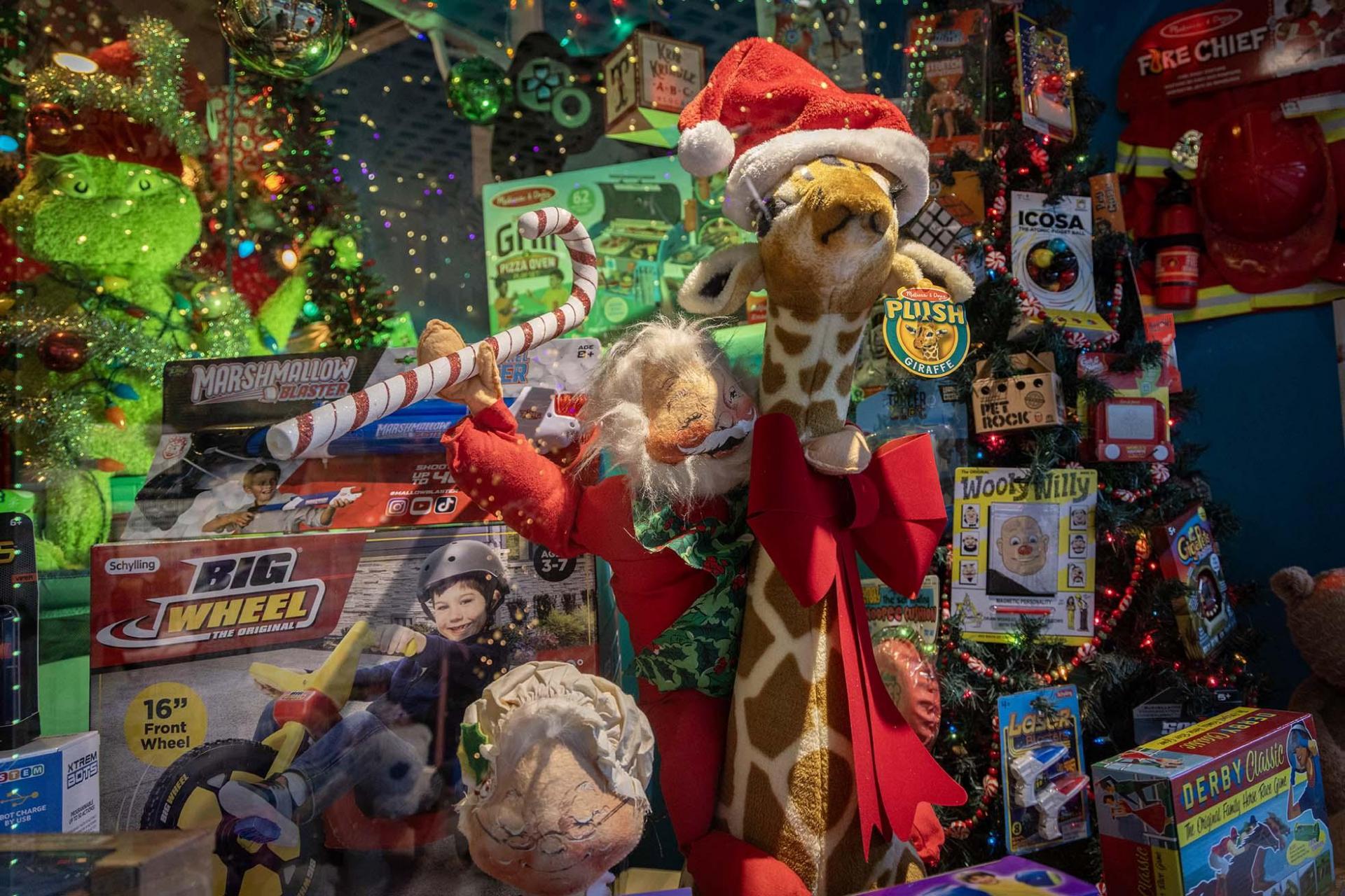 Christmas Toy Display