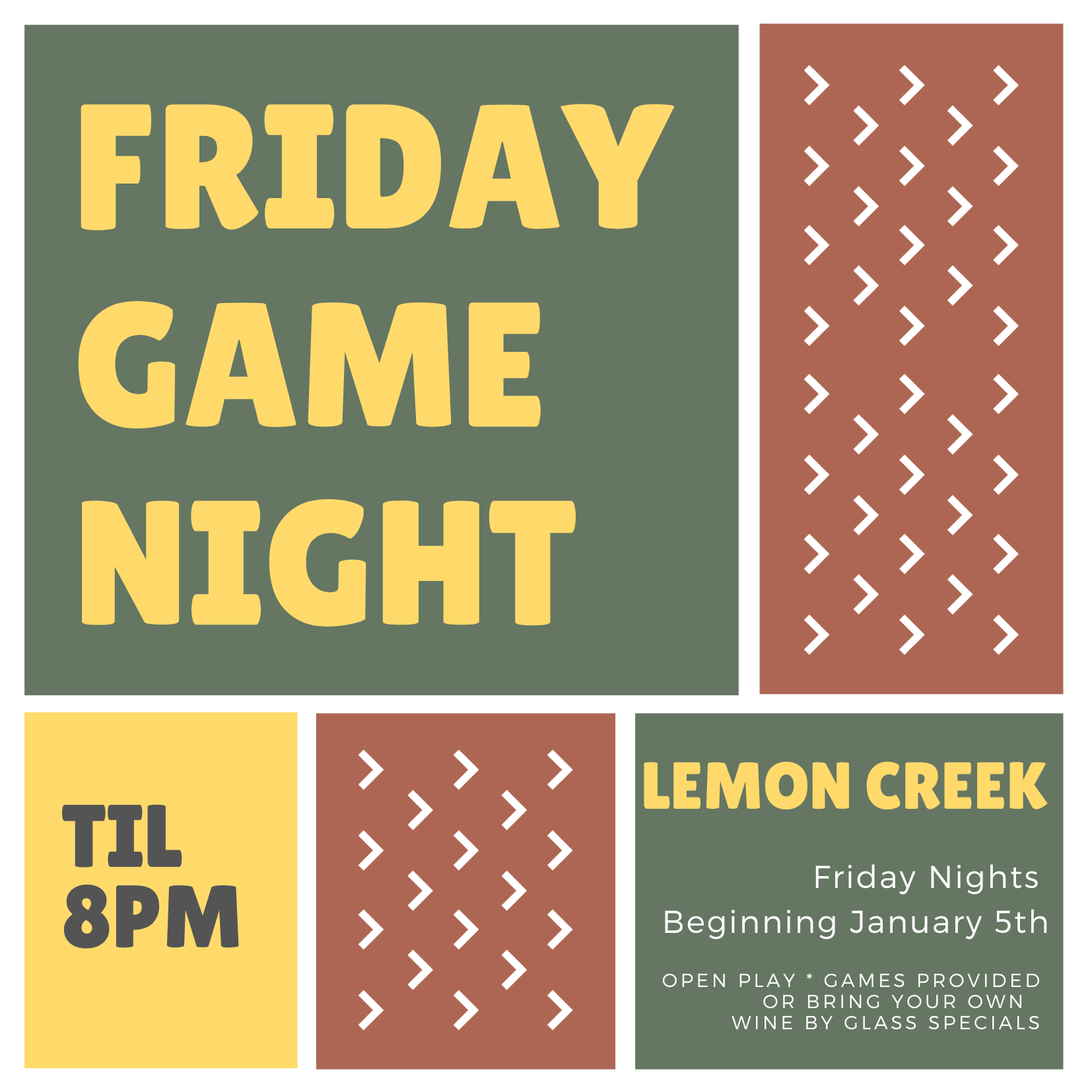 Friday Night Game Night Southwestern Michigan Tourist Council