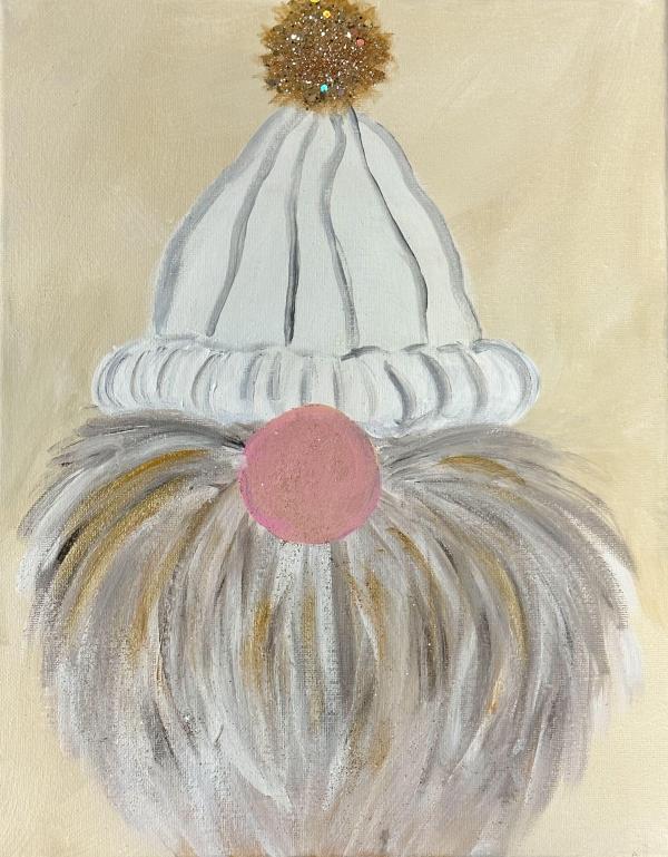 Beige Gnome Painting Class