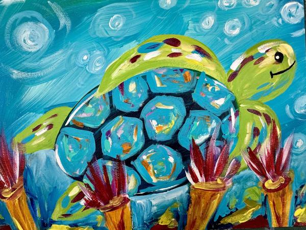 Kids Turtle Painting Class