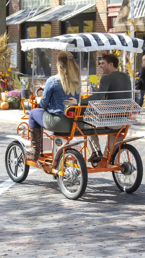 Surry bike in downtown St. Joseph.