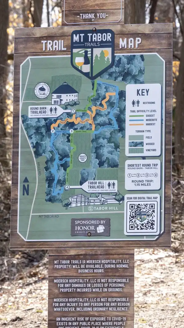 Mt. Tabor Trails - Trailhead