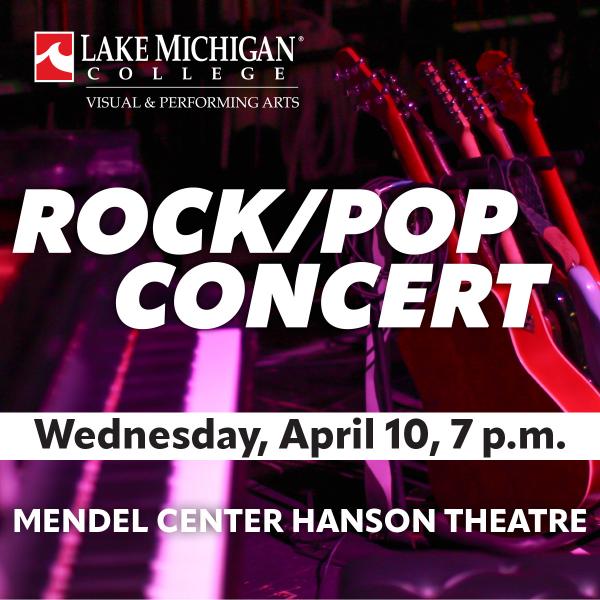 Rock/Pop Concert April 10, 2024, 7 p.m.