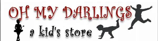 oh my darlings kids store logo