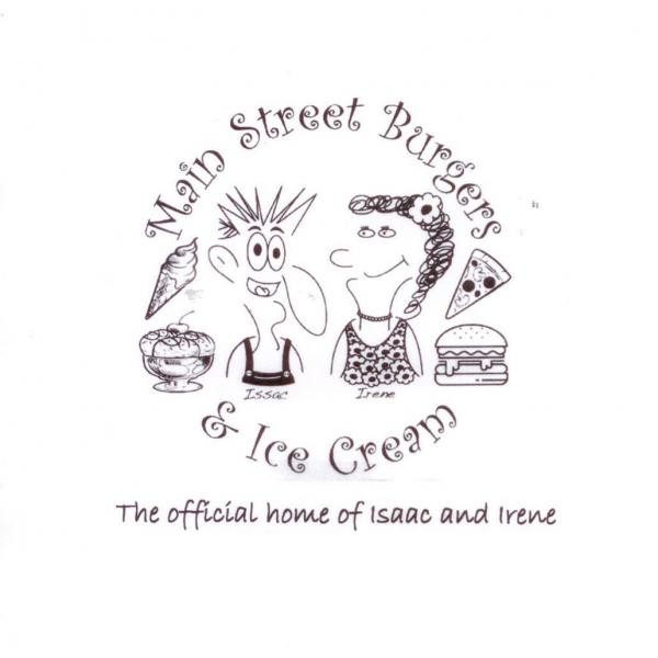 Mainstreet Burgers Pizza & Ice Cream logo