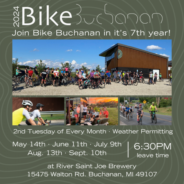 Bike Buchanan at River Saint Joe Brewery group bike rides