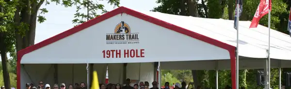 makers trail 19th hole tent