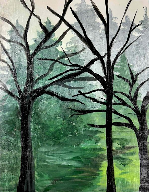 Forest Tree Art Class