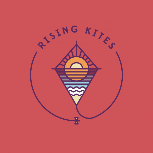 Rising Kites coffee place logo