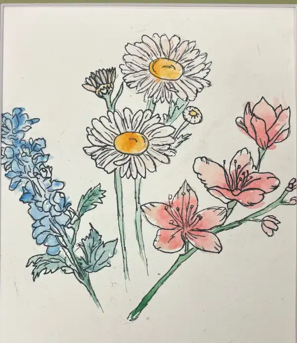 Birth Month Flower Watercolor class