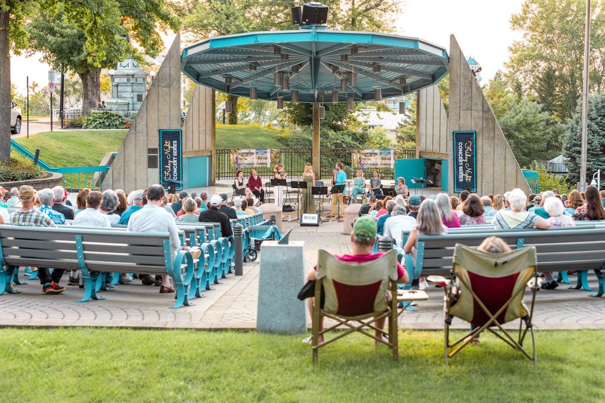 friday night bandshell concert in st joseph