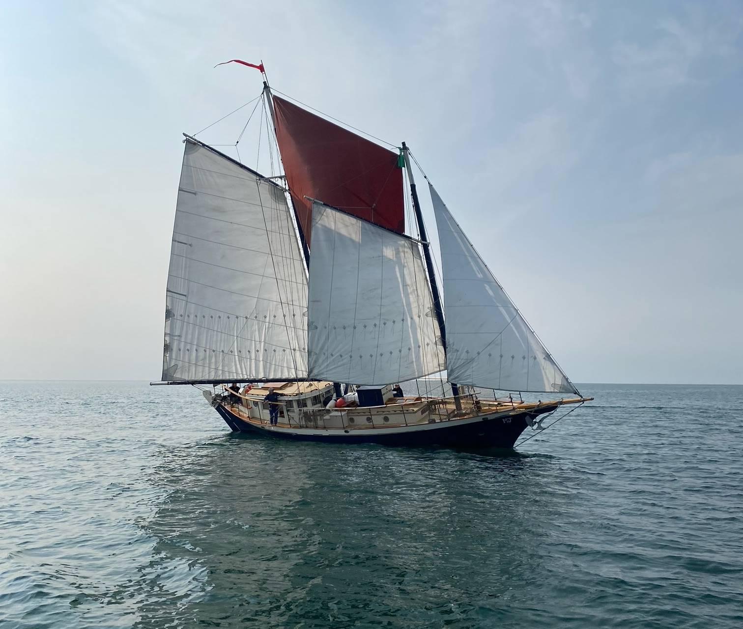 Tall Ship MJ Sailing Lake Michigan