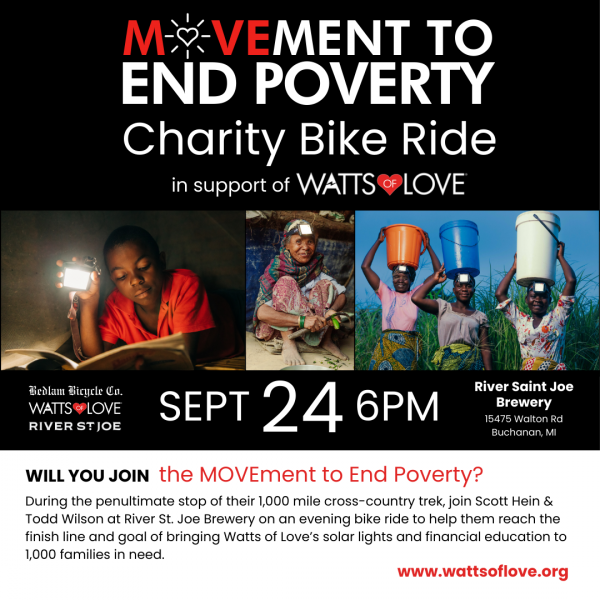 Movement to end poverty michiana bike ride for a cause