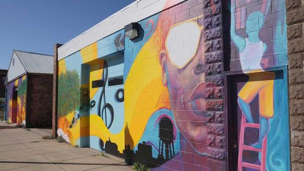 The Livery Mural Continued Legacy | Artists: Dorothy Jean Carter, Megan Canon and Dean Campillo