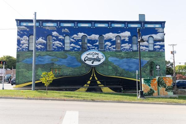 Welcome To Cassopolis Mural