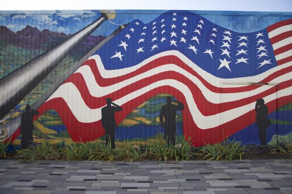 Patriot Mural in Cassopolis