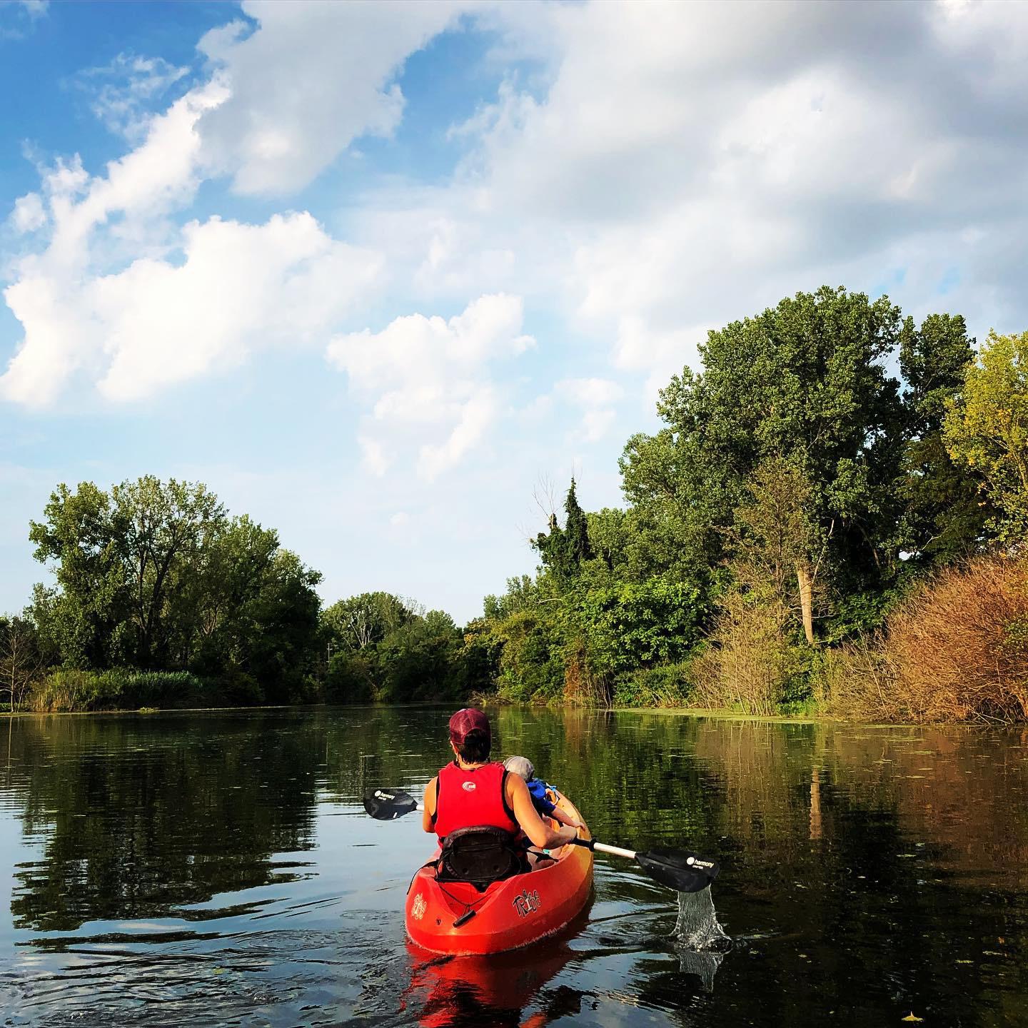 Fall Kayaking at Paw Paw River