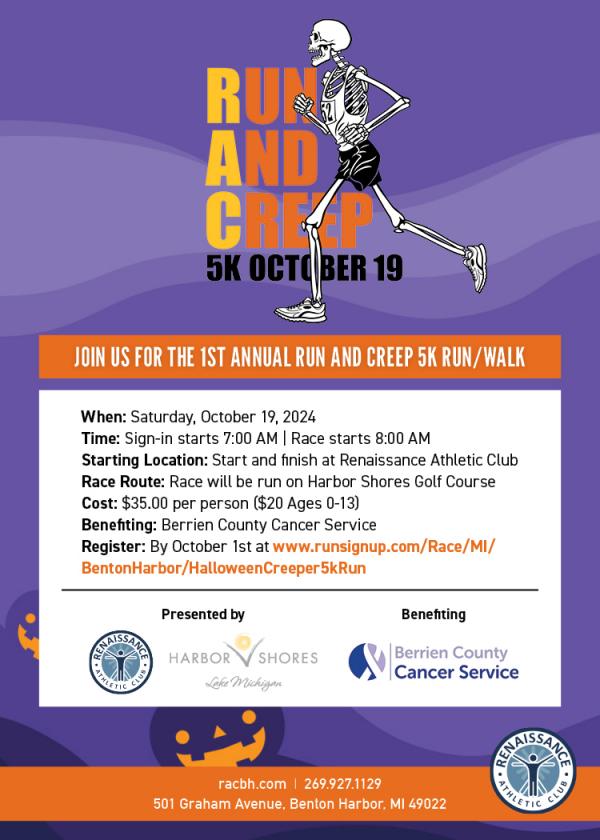 1st Annual Run & Creep 5K by the RAC