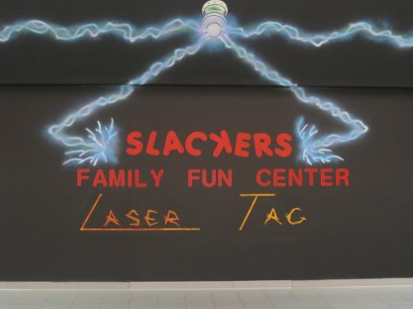 Slackers Family Fun Center & Laser Tag logo