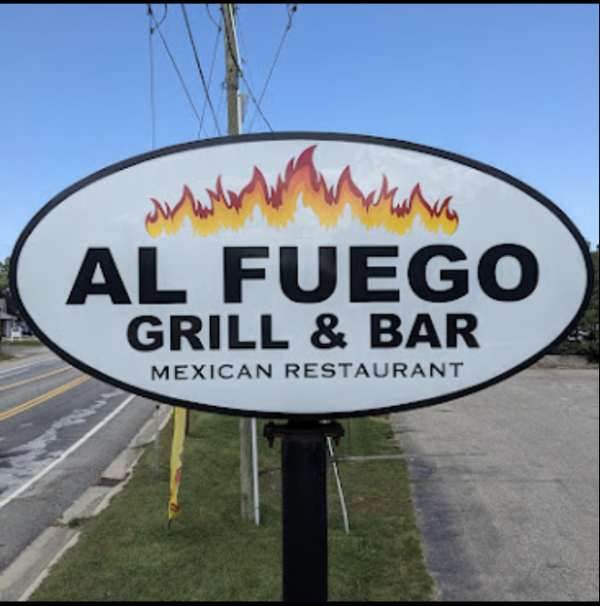 Al Fuego Grill & Bar sign logo