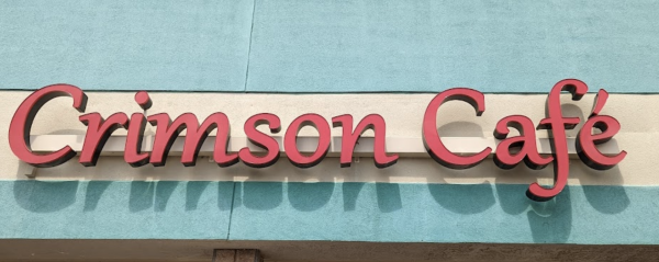 Crimson Cafe signage