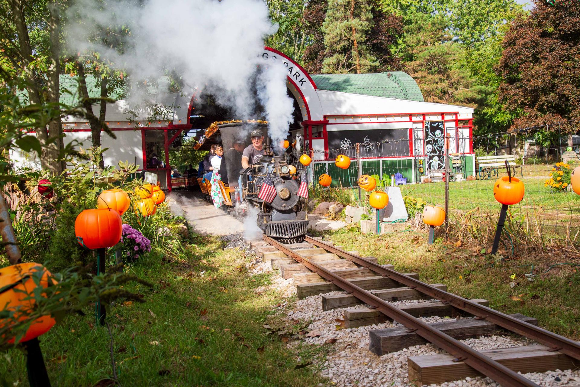 Eden Springs Park Halloween Train Ride