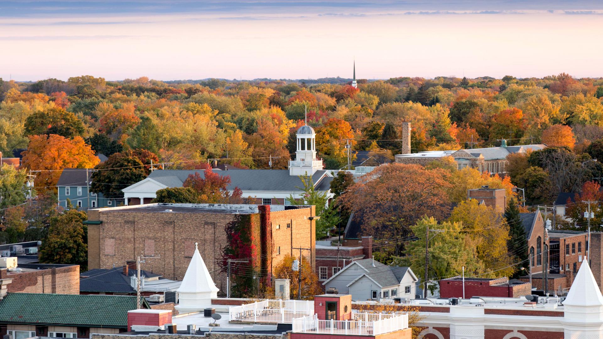 St. Joseph fall color view