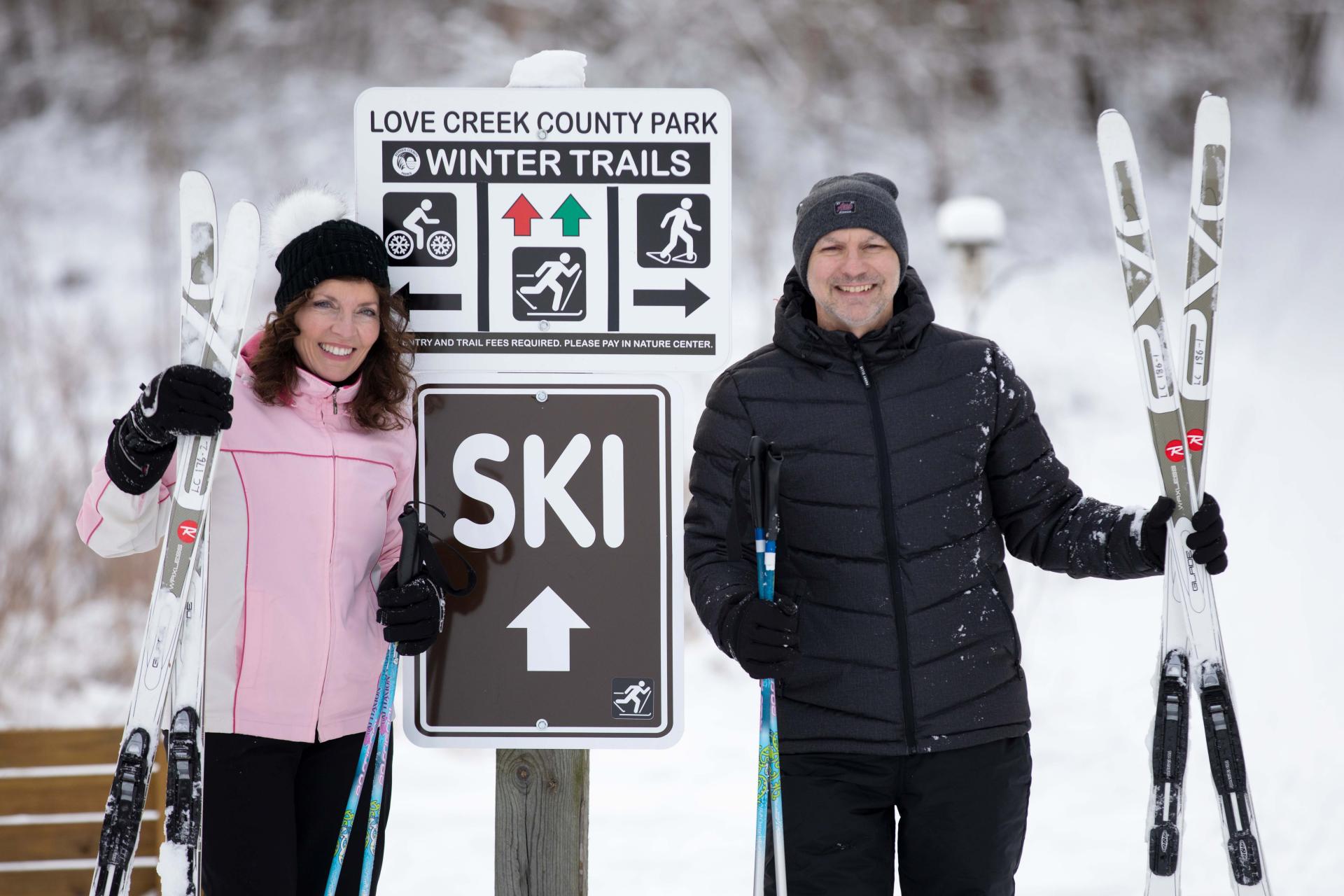 Love Creek cross-country Skiing 