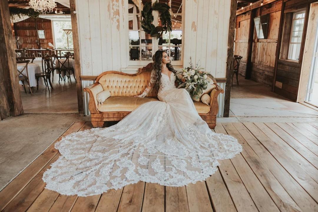 Bride at Marion Magnolia Farms