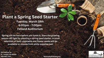 Seed Starters for Adults