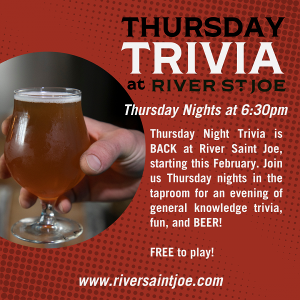 Thursday Trivia at River Saint Joe