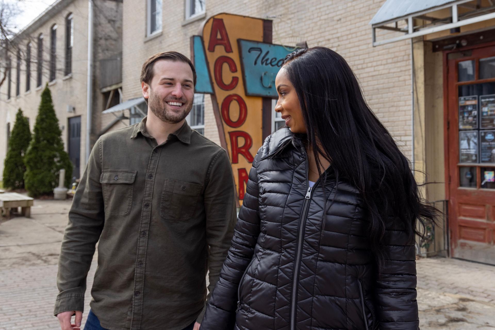 Couple at The Acorn Theater